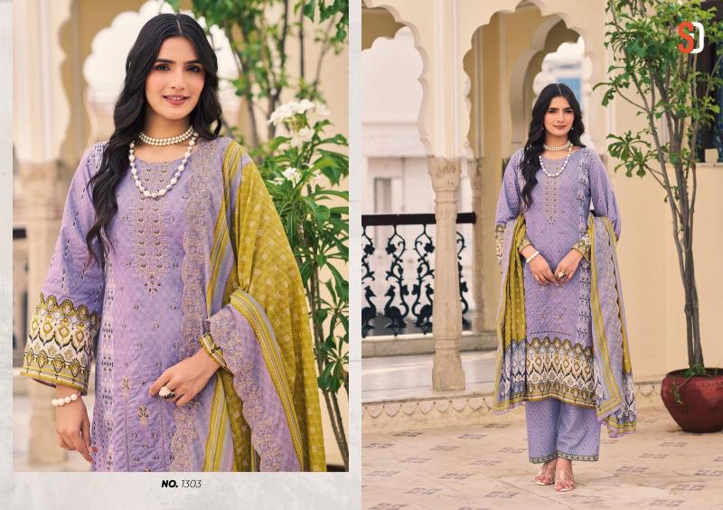 Shraddha Bin Saeed Lawn Collection Vol 13 Catalog ladies cotton suits pakistani