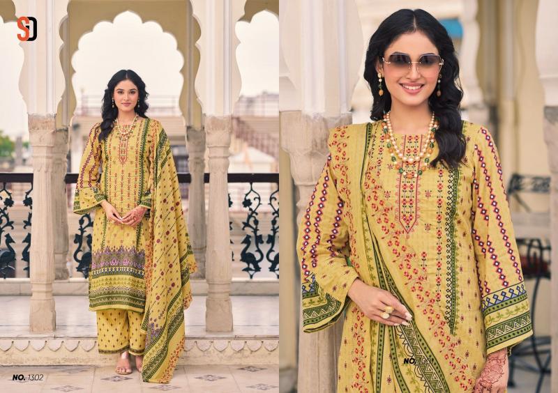 Shraddha Bin Saeed Lawn Collection Vol 13 Catalog ladies cotton suits pakistani