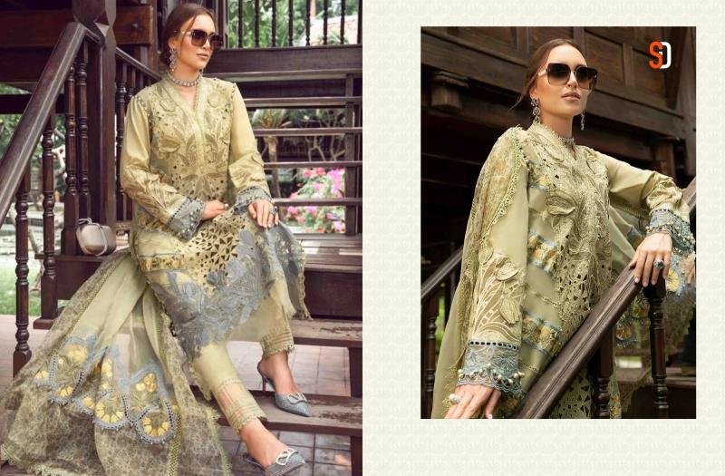 Shraddha Maria B Lawn Vol 2 Nx Catalog pakistani palazzo suits images