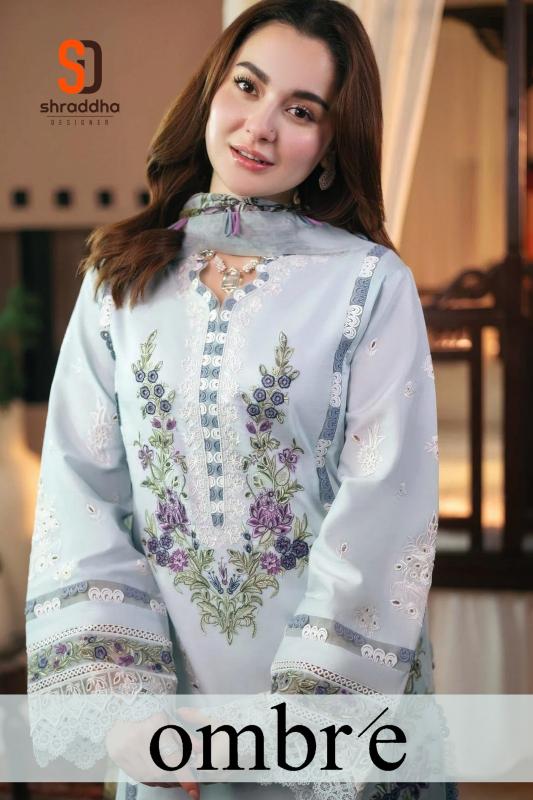 Shraddha Ombre catalog pakistani lace suits