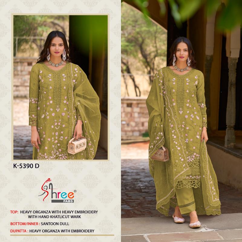 Shree Fabs K 5390 A To D Catalog Embroidered pakistani suits sale online