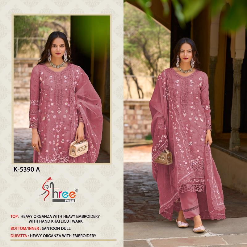 Shree Fabs K 5390 A To D Catalog Embroidered pakistani suits sale online