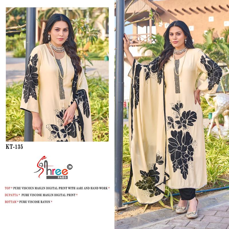 Shree Fabs Kt 135 Catalog pakistani suits manufacturer in surat