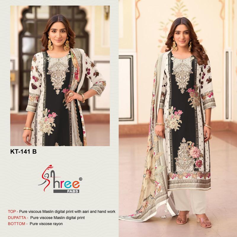 Shree Fabs KT 141 Catalog pakistani long salwar suit