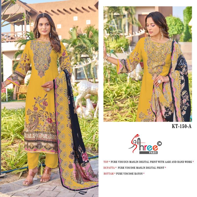 Shree Fabs KT 150 Catalog latest pakistani suits online