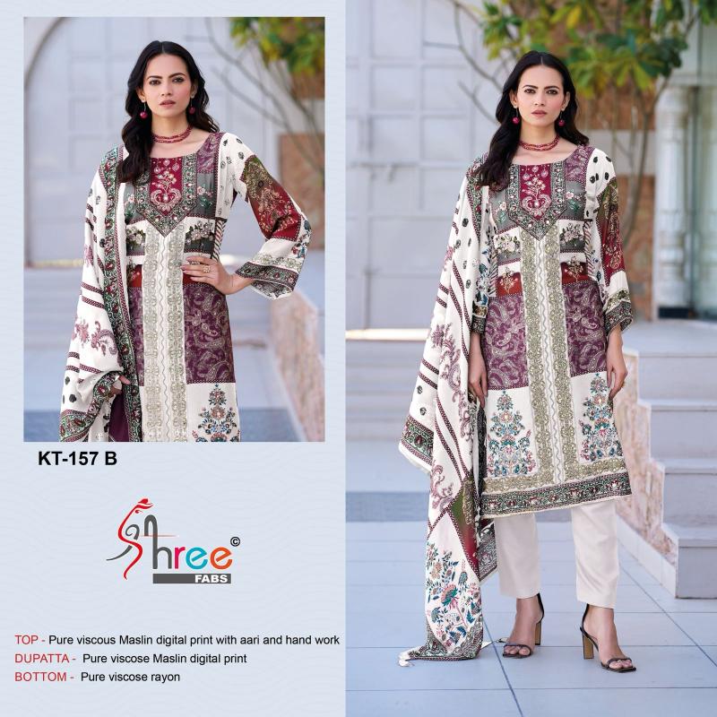 Shree Fabs Kt 157 Catalog pakistani suits pakistani