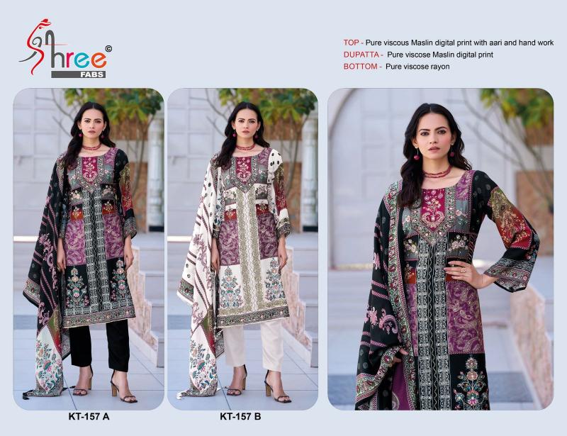 Shree Fabs Kt 157 Catalog pakistani suits pakistani