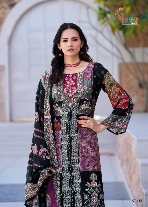 Shree Fabs Kt 157 Catalog pakistani suits pakistani