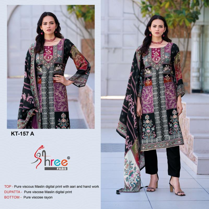 Shree Fabs Kt 157 Catalog pakistani suits pakistani