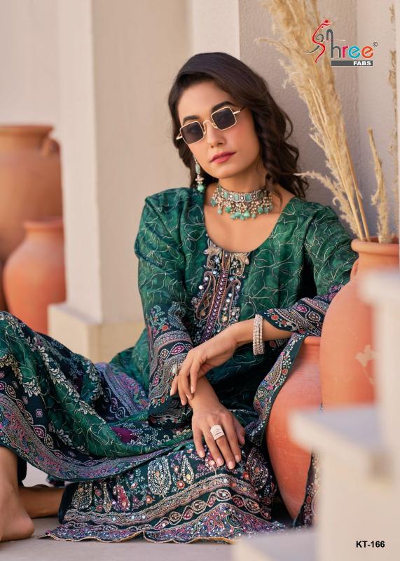 Shree Fabs KT 166 Catalog pakistani designer replica suits online