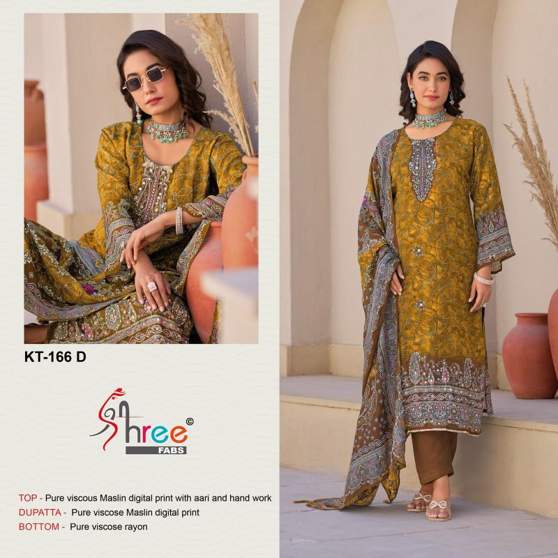 Shree Fabs KT 166 Catalog pakistani designer replica suits online