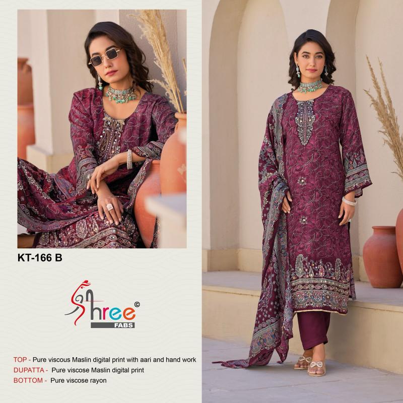 Shree Fabs KT 166 Catalog pakistani designer replica suits online