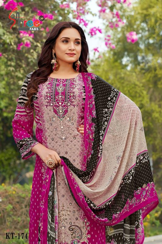 Shree Fabs KT 174 Catalog buy pakistani designer suits online