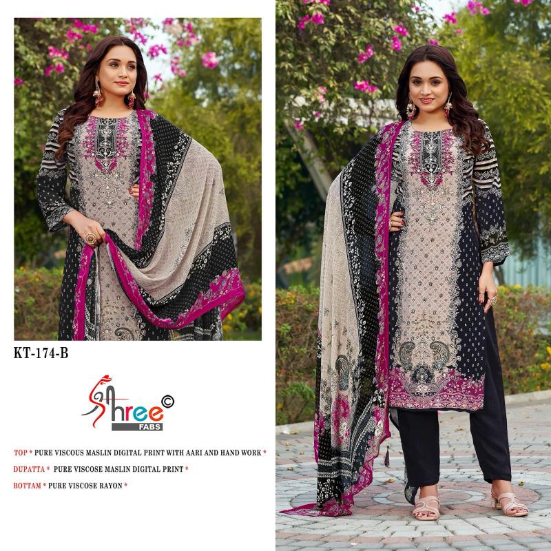 Shree Fabs KT 174 Catalog buy pakistani designer suits online