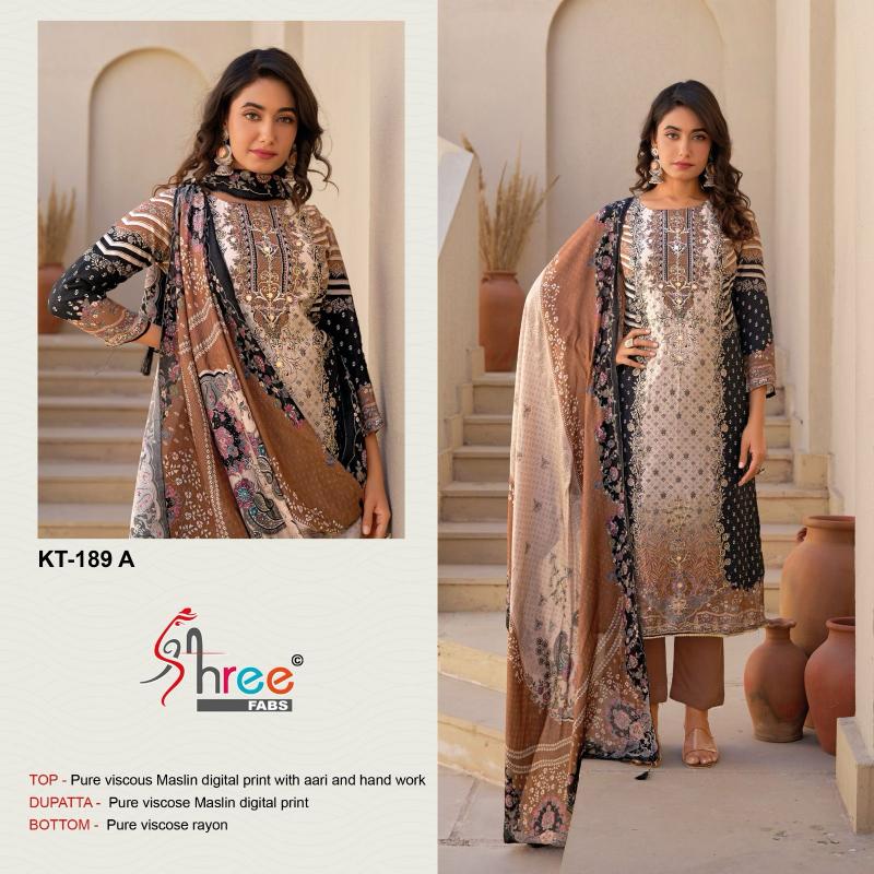 Shree Fabs KT 189 Catalog where to buy pakistani suits in india