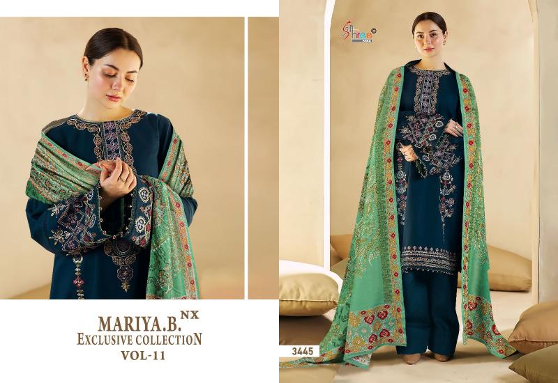 Shree Fabs Mariya B Exclusive Collection Vol 11 Nx Catalog Chiffon Dupatta pakistani style salwar suit