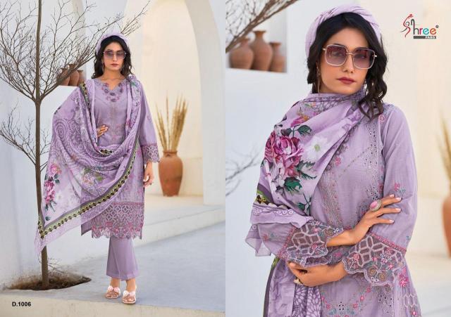 Shree Fabs Tasrif Premium Lawn Collection Vol 1 catalog Chiffon Dupatta latest pakistani designer suits