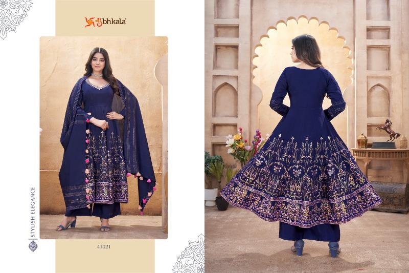 Shubhkala Royal Look Catalog Roman Silk Foil Printed kurti set wholesale