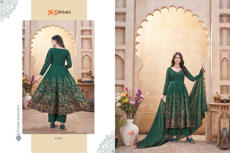 Shubhkala Royal Look Catalog Roman Silk Foil Printed kurti set wholesale