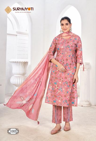 Suryajyoti Karla Vol-1 – Kurti Pant With Dupatta - Wholesale Catalog