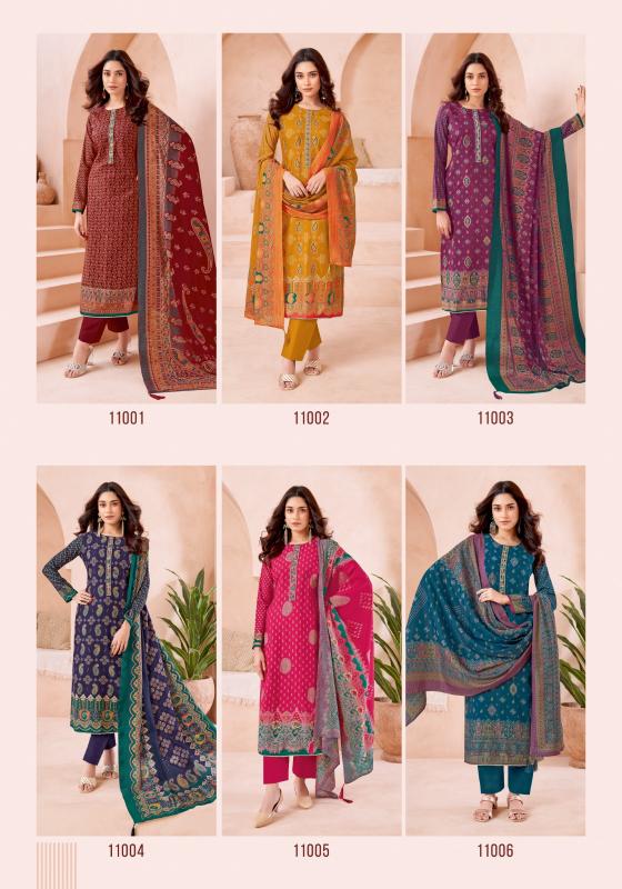 SuryaJyoti Pushpa Vol-11 – Dress Material - Wholesale Catalog