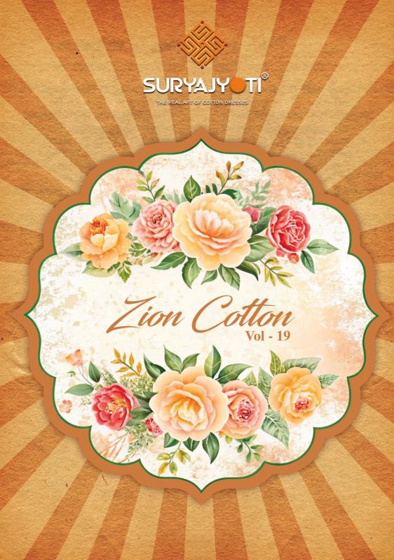 SuryaJyoti Zion Cotton Vol-19 – Dress Material - Wholesale Catalog