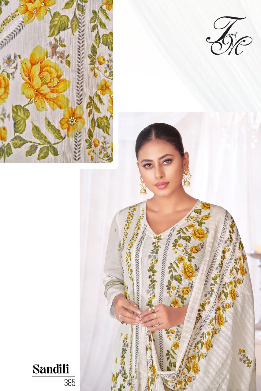 T&M Sandili Catalog wholesale salwar suits online