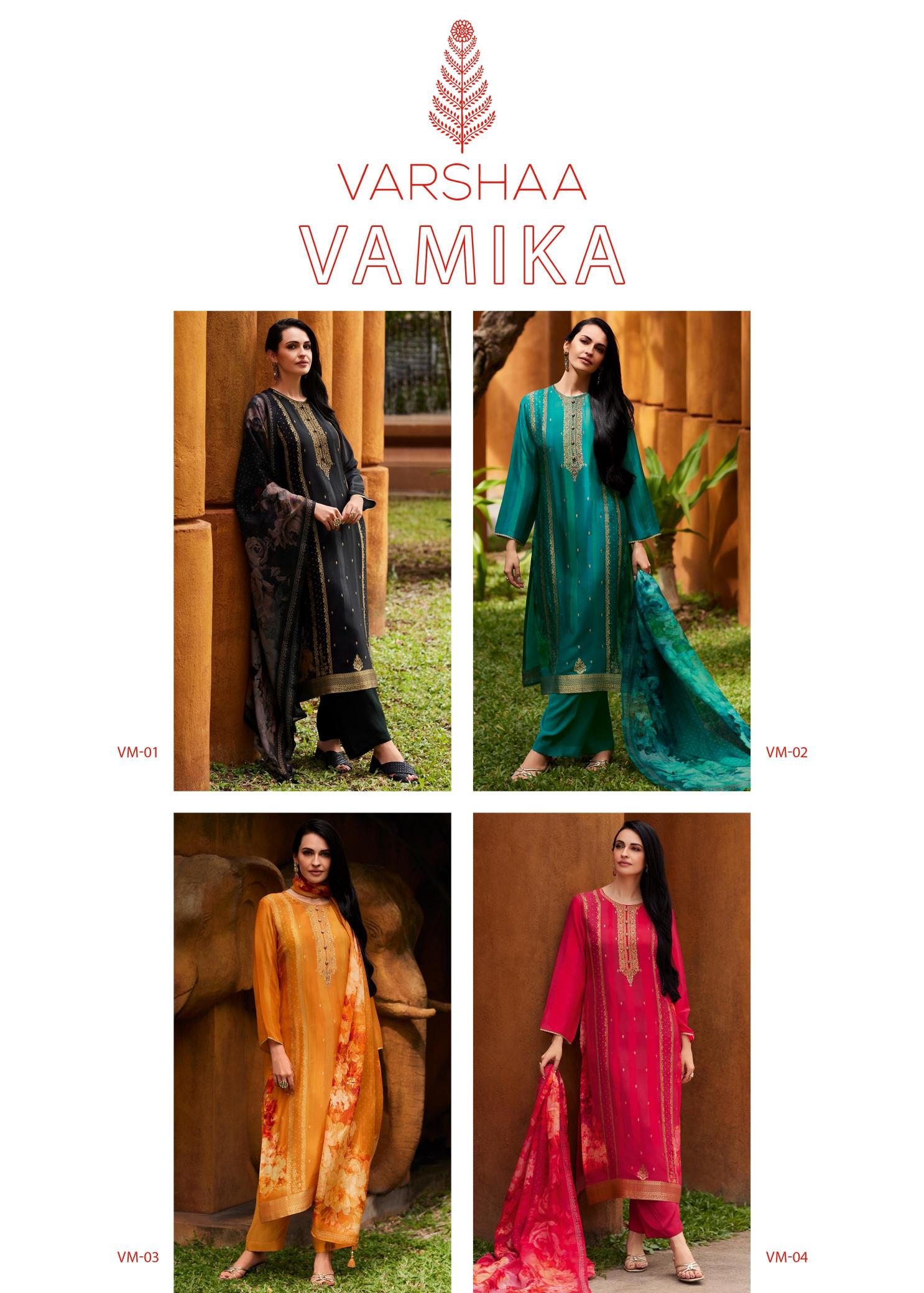 Varsha Vamika Catalog salwar kameez wholesale ahmedabad