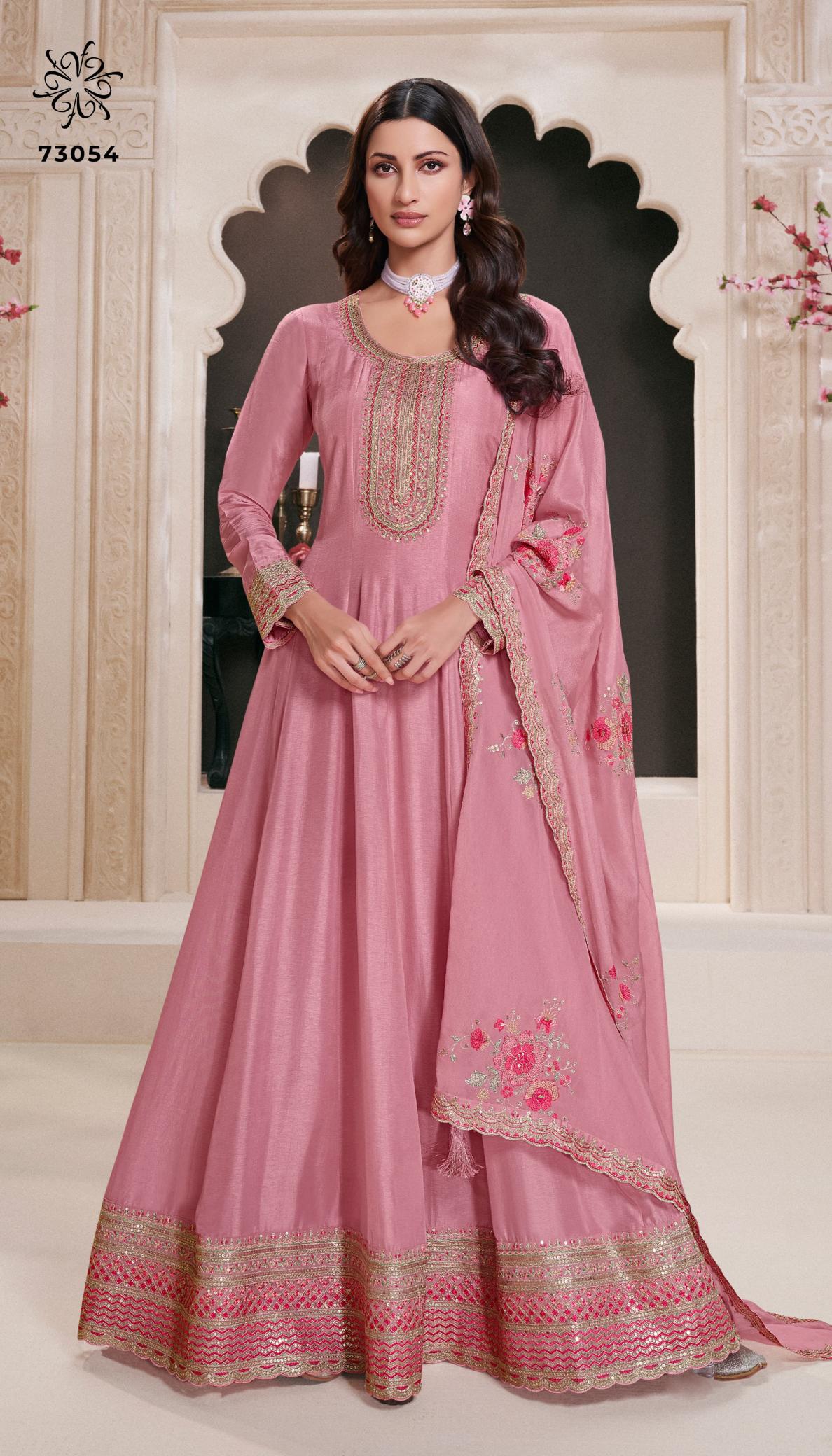 Vinay Kuleesh Naaz Catalog Embroidered wholesale suppliers of salwar kameez in kolkata