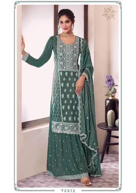 Vinay Kuleesh Syona 72511 to 72514 Catalog unstitched salwar kameez material online