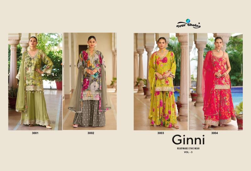 Your choice Ginni Vol 3 Catalog pakistani suits manfacurer in india