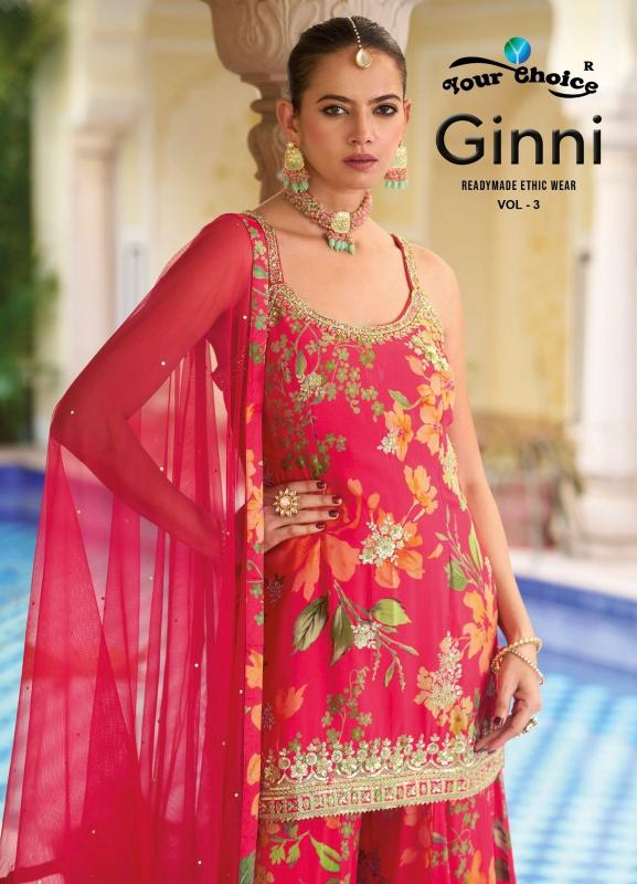 Your choice Ginni Vol 3 Catalog pakistani suits manfacurer in india