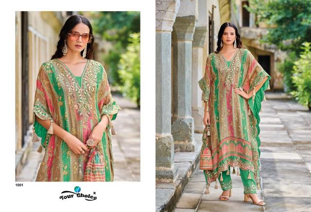 Your choice Kaftan Catalog pakistani bridal suit design