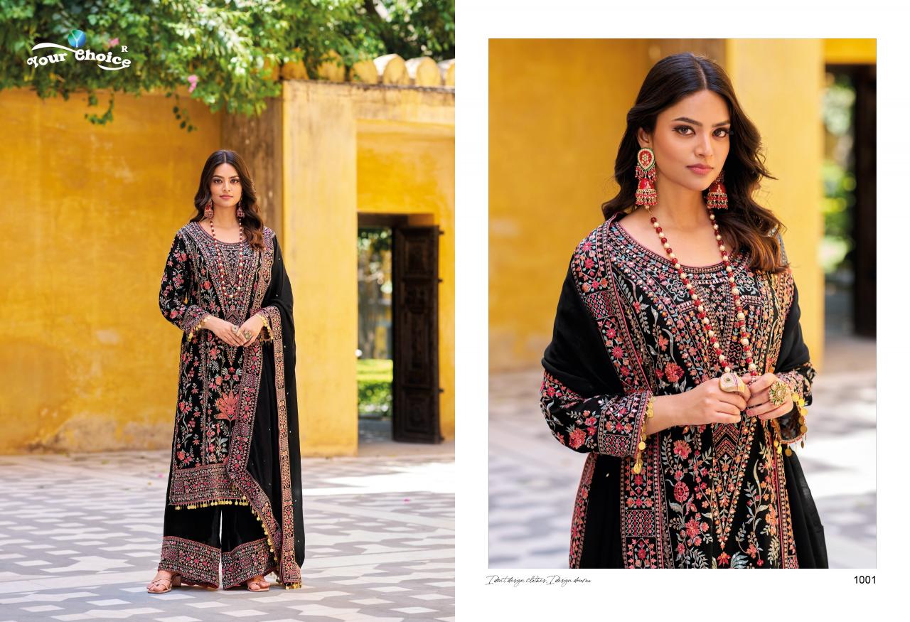 Your choice Maria B Gold Catalog pakistani plazo suit design