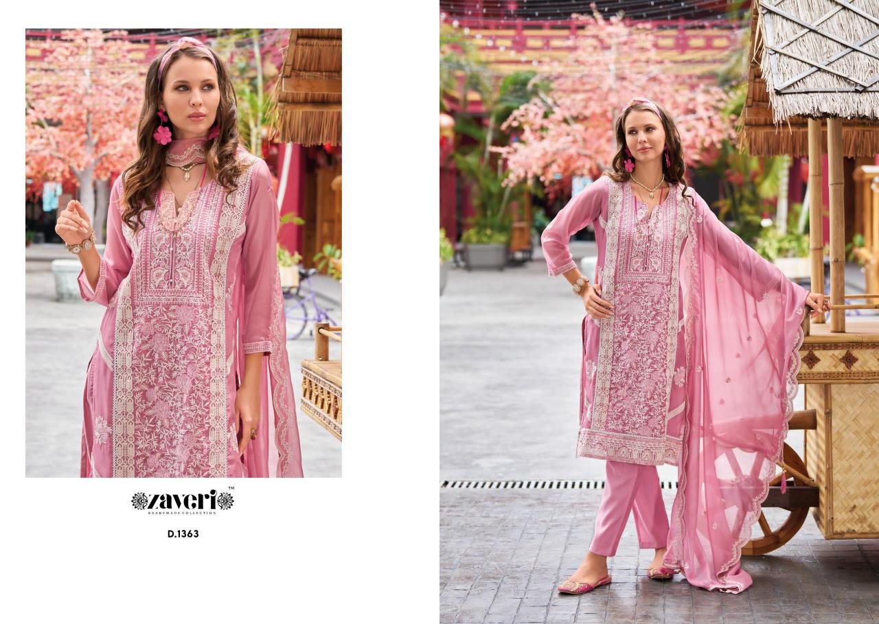 Zaveri Alvina Catalog readymade salwar kameez wholesale in surat