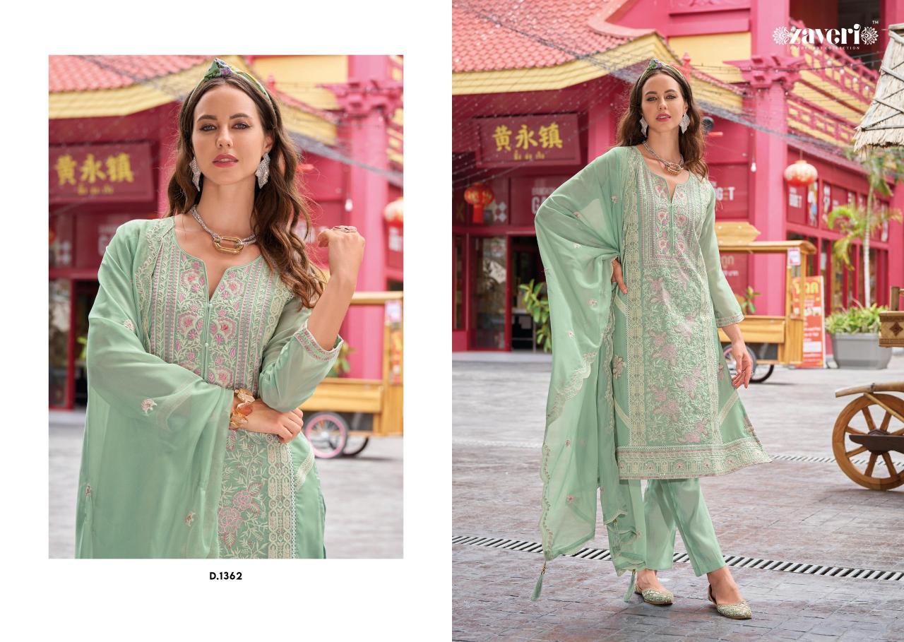 Zaveri Alvina Catalog readymade salwar kameez wholesale in surat