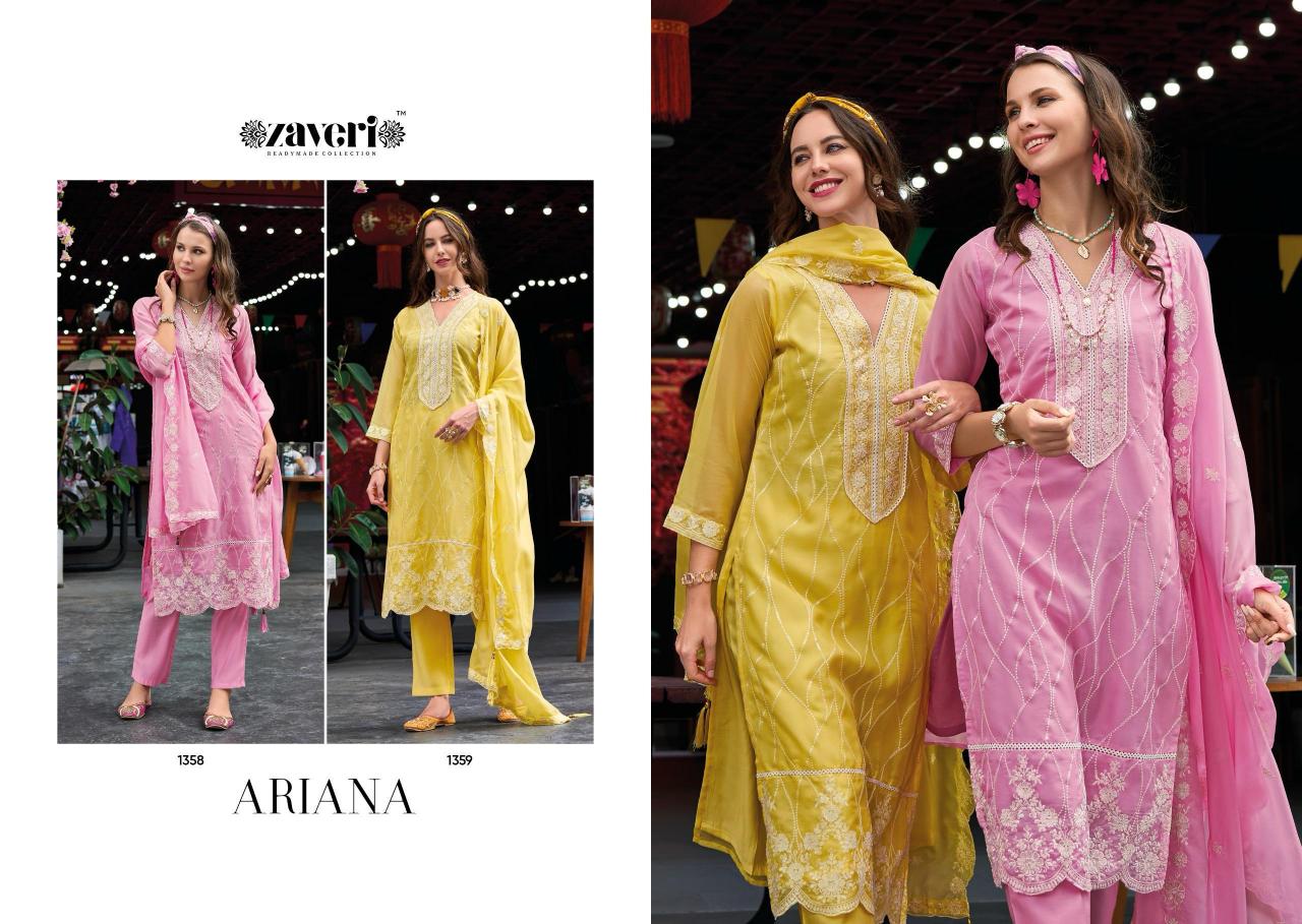 Zaveri Ariana catalog kashmiri embroidery suits pakistani