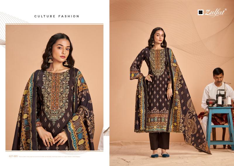 Zulfat Sajni Vol 5 Catalog wholesale cotton dress material on amazon