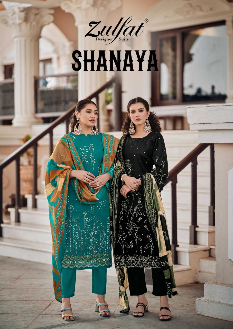 Zulfat Shanaya Vol 3 catalog lucknowi dress material wholesale