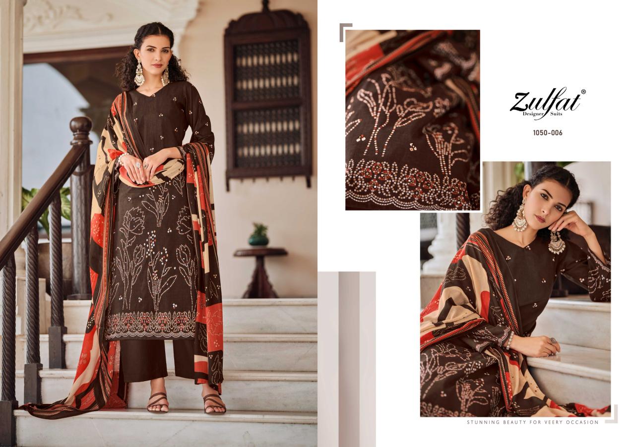 Zulfat Shanaya Vol 3 catalog lucknowi dress material wholesale