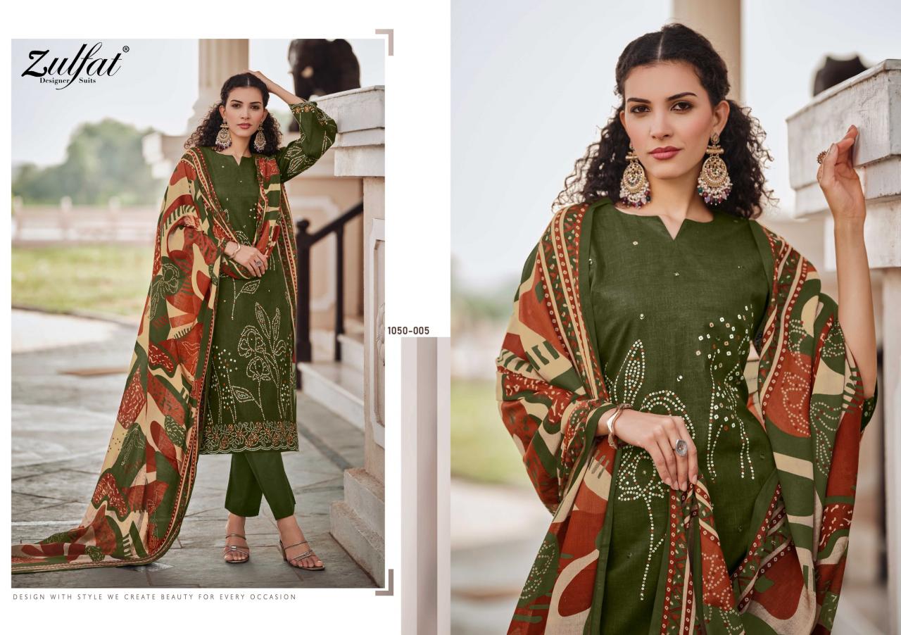 Zulfat Shanaya Vol 3 catalog lucknowi dress material wholesale