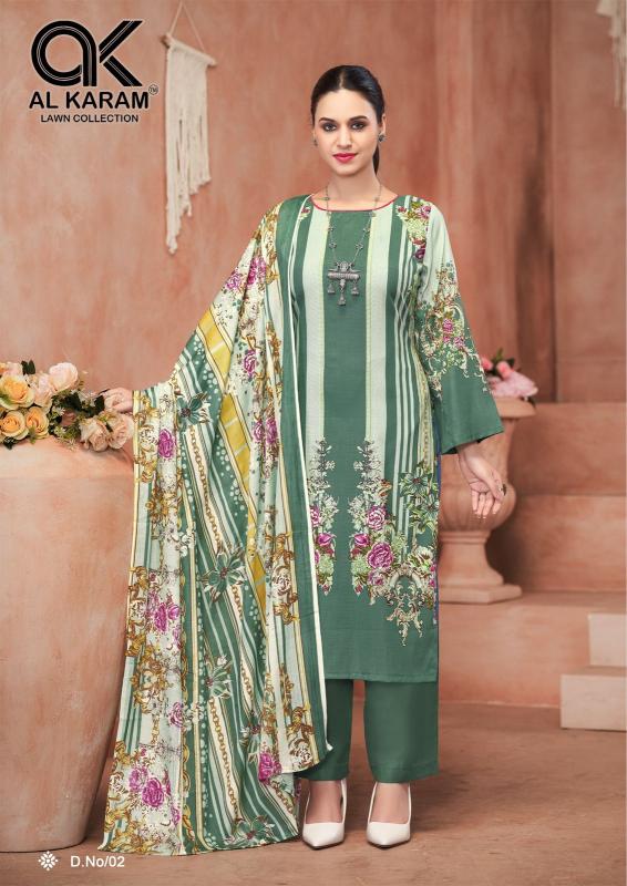 Alkaram Kasida Vol-01 - Karachi Dress Material  - Wholesale Catalog