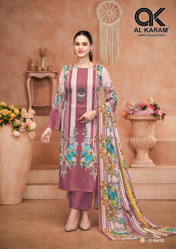 Alkaram Kasida Vol-01 - Karachi Dress Material  - Wholesale Catalog