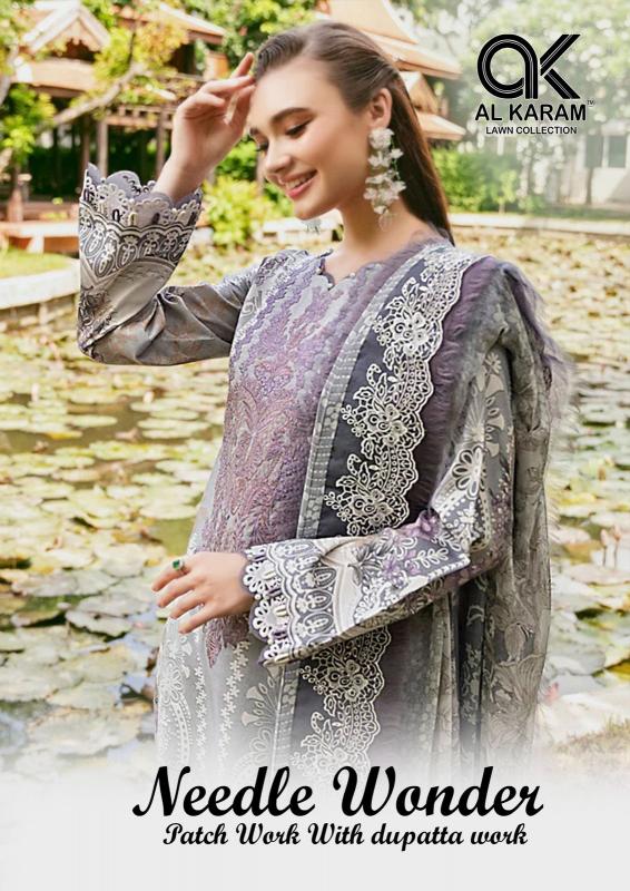 Alkaram Needle Wonder Vol-01 - Karachi Dress Material  - Wholesale Catalog