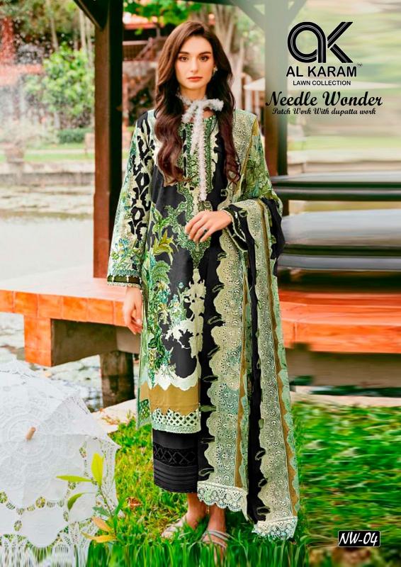 Alkaram Needle Wonder Vol-01 - Karachi Dress Material  - Wholesale Catalog