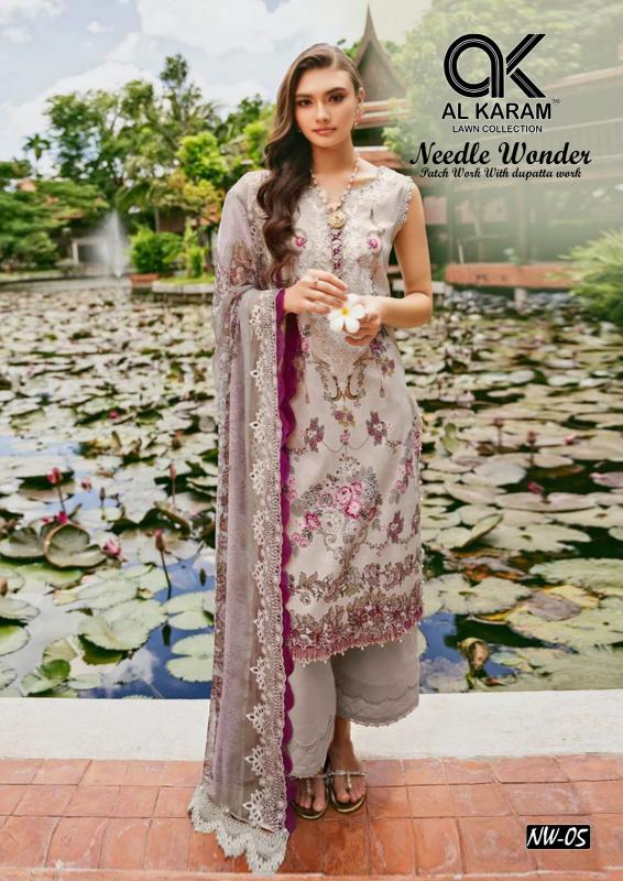 Alkaram Needle Wonder Vol-01 - Karachi Dress Material  - Wholesale Catalog