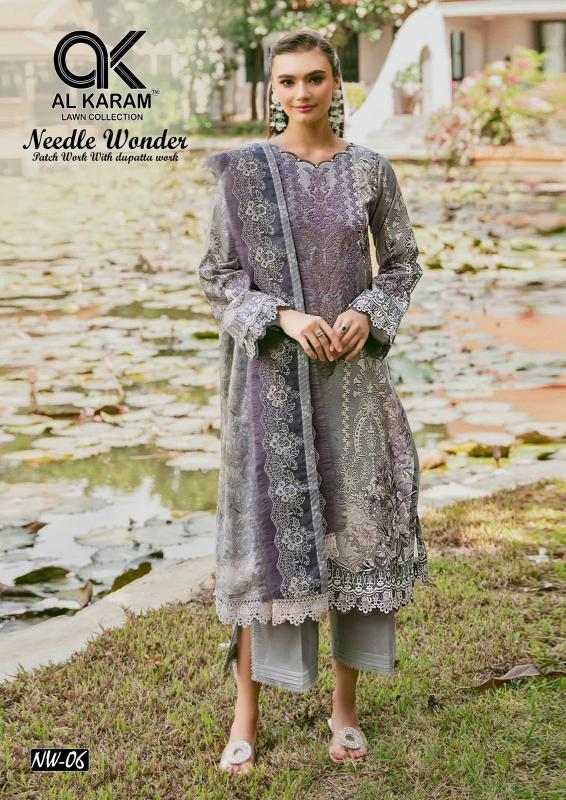 Alkaram Needle Wonder Vol-01 - Karachi Dress Material  - Wholesale Catalog