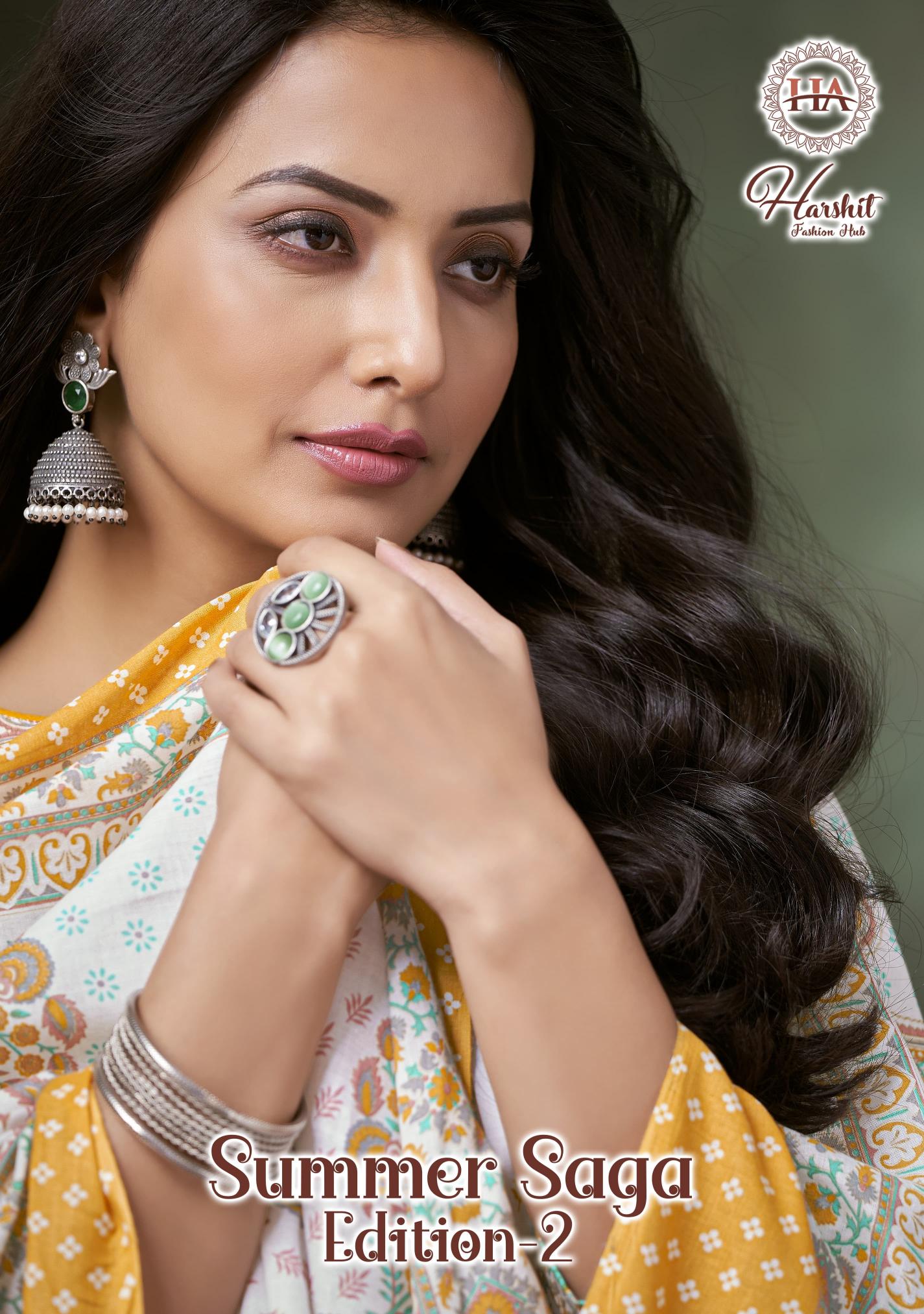 Alok Harshit Summer Saga Vol 2 Catalog wholesale dress material in nagpur