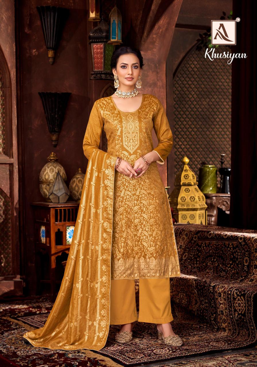 Alok Khusiyan catalog wholesale dress material online surat