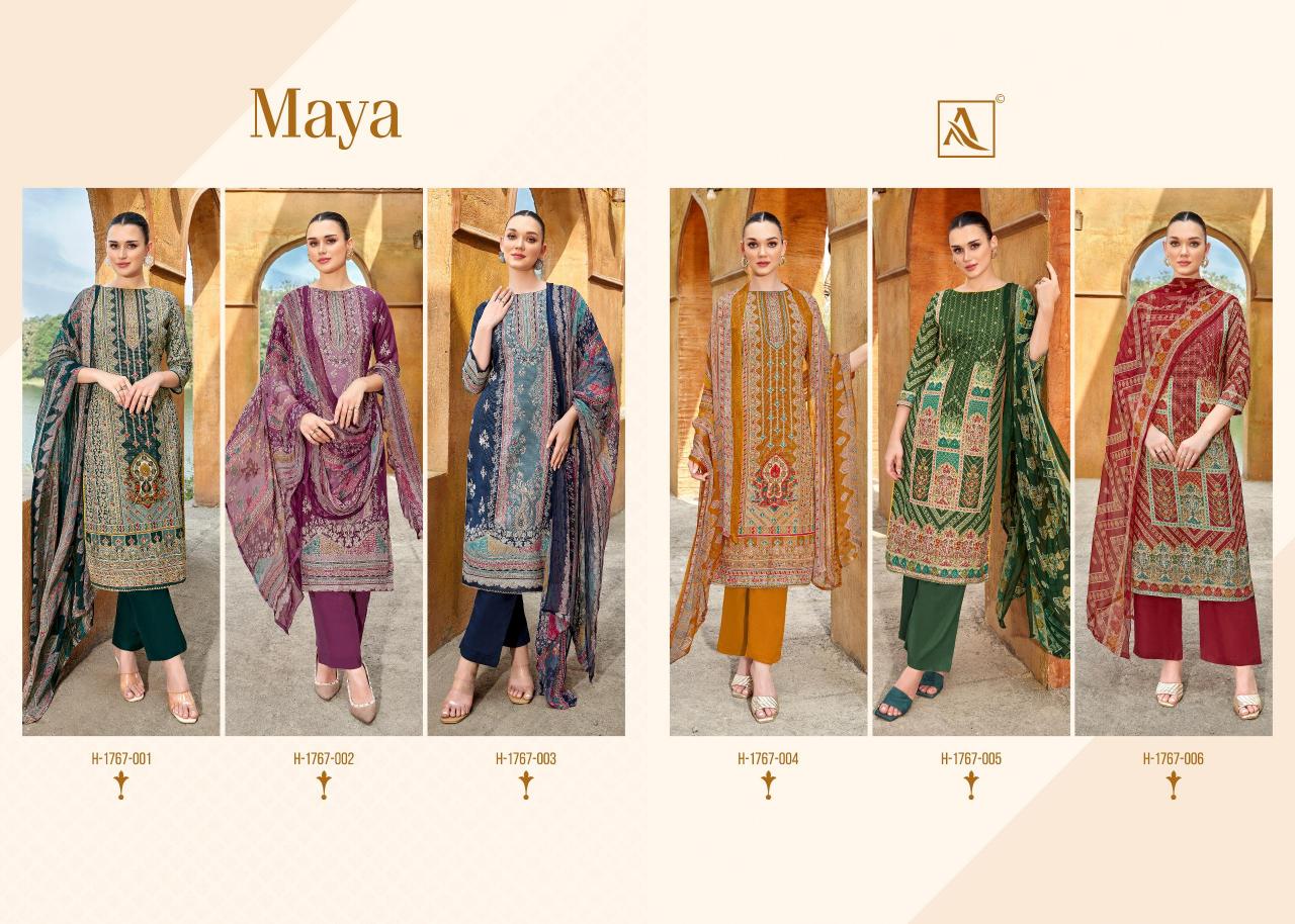 Alok Maya Catalog wholesale dress materials in jetpur